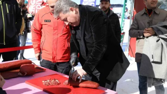 Melikgazi Erciyes'te Kayseri lezzetlerini tanıttı