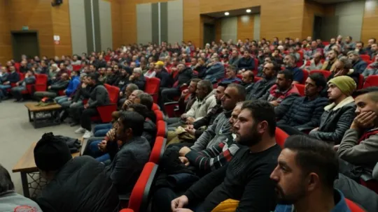 Melikgazi personeline İş Sağlığı Ve Güvenliği eğitimi