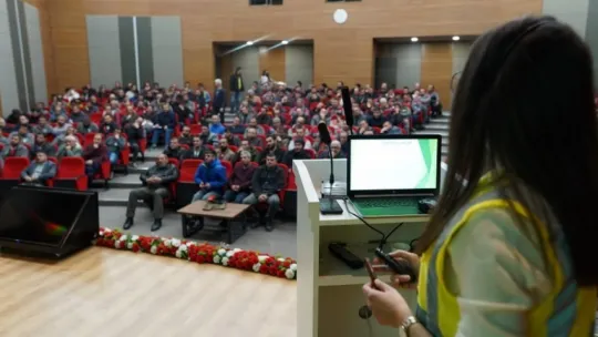 Melikgazi personeline İş Sağlığı Ve Güvenliği eğitimi