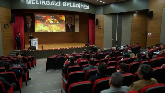 Melikgazi personeline yangın eğitimi