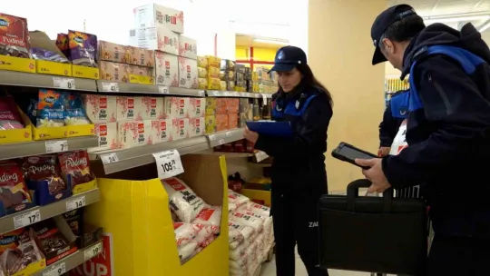 Melikgazi Zabıtası'ndan bayram öncesi pazar yeri ve market denetimi