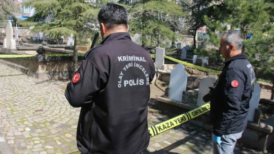 Mezarlıkta 4 aylık cenin bulundu