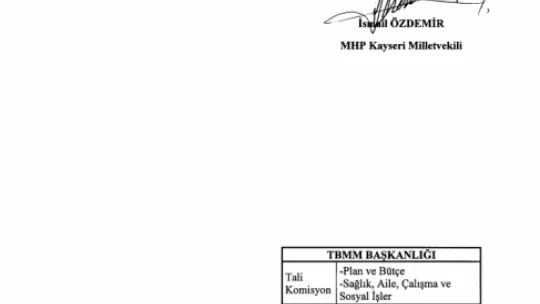 MHP'li Özdemir, engelli öğrenciler için geri ödemesiz eğitim bursu kanun teklifi verdi