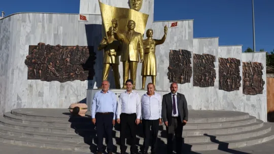 MHP'li Özdemir ve İl Teşkilatı'ndan Pınarbaşı'na Ziyaret