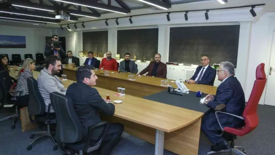 Mimarlar Odası yönetiminden Başkan Büyükkılıç'a ziyaret