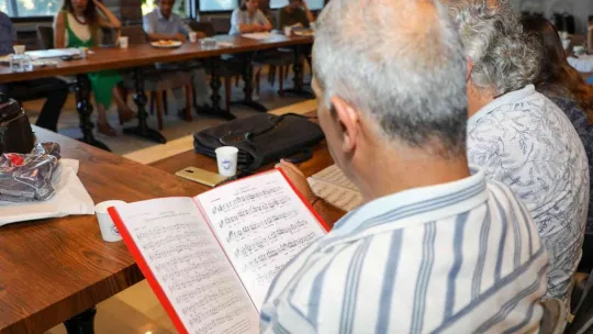 Musiki Cemiyeti'nde fasıl icrası