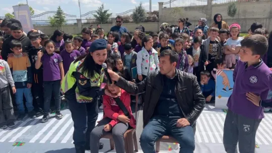 Öğrenciler 'Trafik Güvenliği' konusunda bilgilendirildi