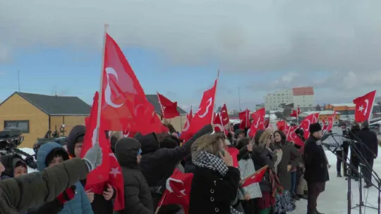 Öğrencilerden Erciyes'te 'Vatan Sevgisi Yürüyüşü'