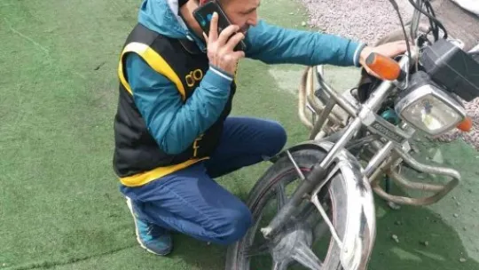 Oto hırsızlığının önlenmesi için uygulama yapıldı