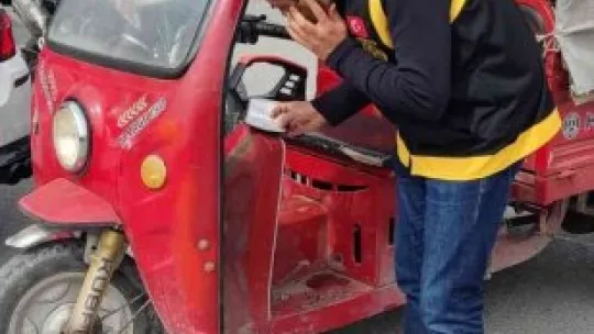 Oto hırsızlığının önlenmesi için uygulama yapıldı