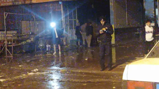 Oto tamircide çıkan yangında 1 kişi yaralandı