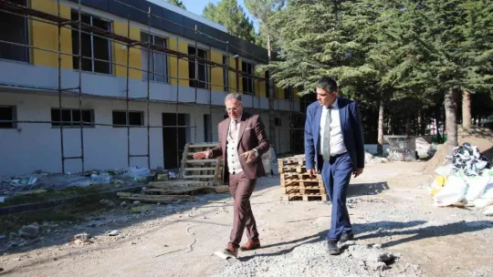 Özdoğan: 'İlçemize modern tesisler kazandırma yolunda emin adımlarla ilerliyoruz'