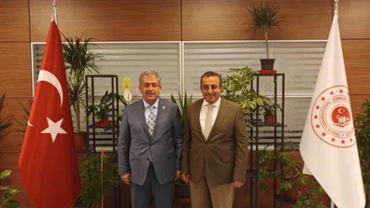 Özsoy, bakan yardımcılarını ziyaret etti