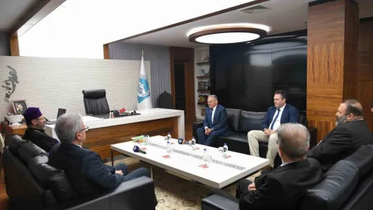 Ermeni Patriği Sahak'dan Başkan Büyükkılıç'a ziyaret