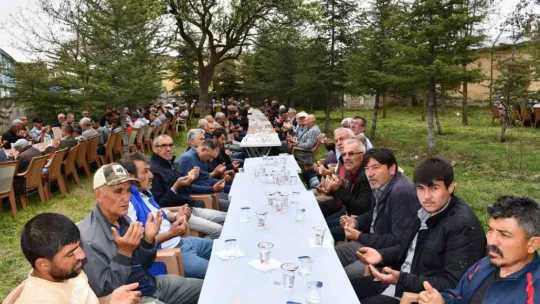 Pusatlı mahallesinde yağmur duası yapıldı