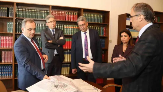 Rektör Altun'dan, ERUSAM'a ziyaret