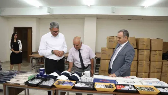 Rektör Altun, ERÜ Store deposunu inceledi