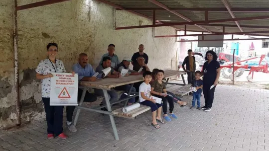 Sağlık hizmeti mevsimlik işçilerin ayağına gitti