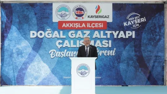 Sarıoğlan ve Akkışla'ya doğalgaz için ilk adım atıldı