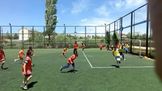 Sarız'da futbola yoğun ilgi