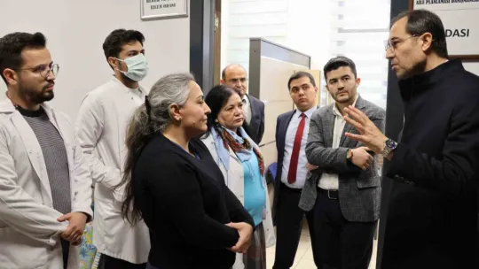 Sarız'da sunulan sağlık hizmetleri yerinde değerlendirildi