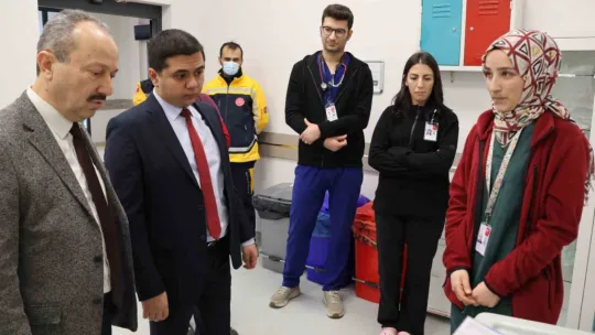 Sarız'da sunulan sağlık hizmetleri yerinde değerlendirildi