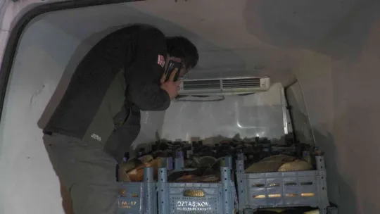 Sazan kaçakçısı Kayseri'de yakalandı