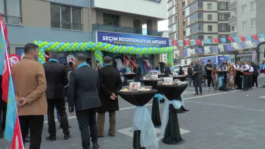 Sedat Kılınç Seçim Koordinasyon Merkezi açıldı