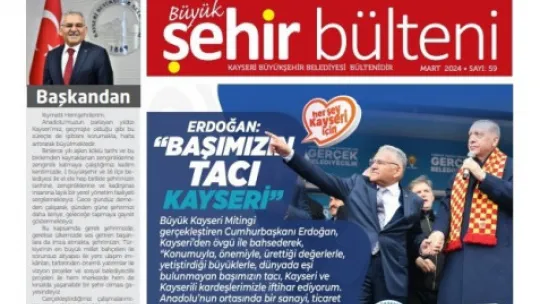 Şehir Bülteni 59. sayısı ile dijital yayında