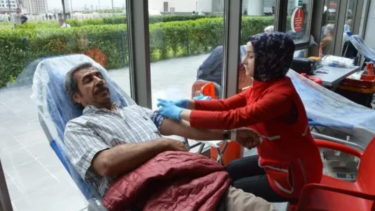 Şehir Hastanesi Personeli Kan Bağışladı