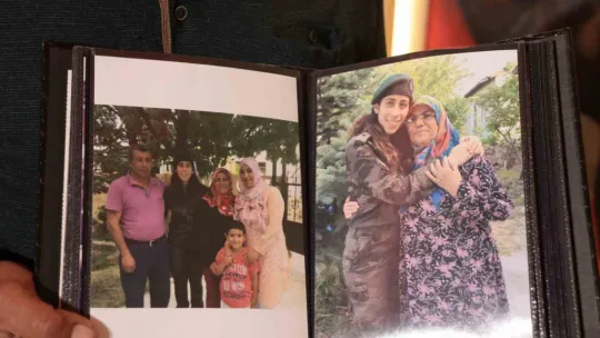 Şehit olacağı Cennet Yiğit'in içine doğmuş