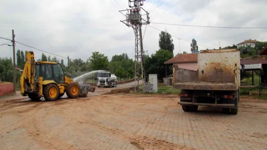 Selde zarar gören Koyunabdal Mahallesi'nde inceleme