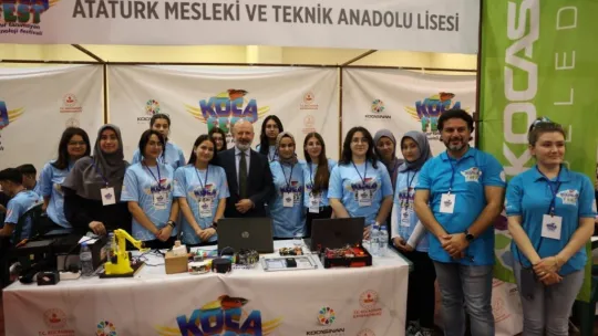 Teknoloji festivalinde gençlerin hayalleri gerçekleşiyor