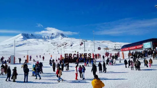 Sömestir tatili için Erciyes'e yoğun talep