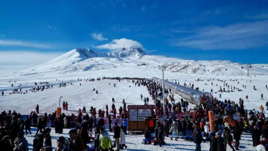 Sömestir tatili için Erciyes'e yoğun talep