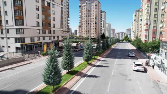 Sonbaharda yeşilin her tonu Talas'ta