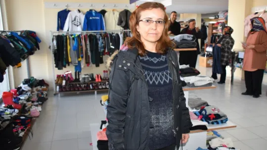 Sosyal market, depremzedelere özel hizmet veriyor