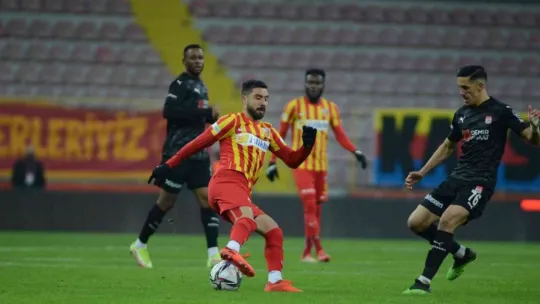 Galibiyet hasreti sona erdi: Kayserispor: 3 - Sivasspor: 0