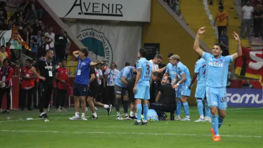 Spor Toto Süper Lig: Kayserispor: 1 - Trabzonspor: 2 (Maç sonucu)