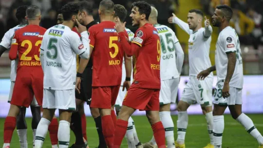 Spor Toto Süper Lig: Kayserispor: 1 - Konyaspor: 2 (Maç sonucu)