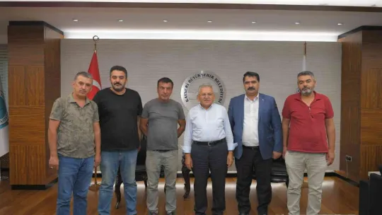 STK temsilcilerinden Başkan Büyükkılıç'a ziyaret