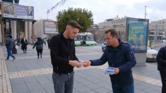 Su tasarrufuna dikkat çekmek için conta dağıttılar