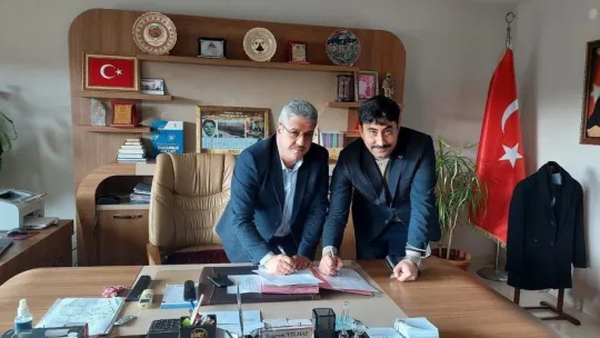Sulusaray Belediyesinde imzalar atıldı