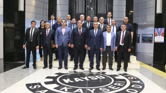 Tacikistan Heyetinden KAYSO'ya ziyaret