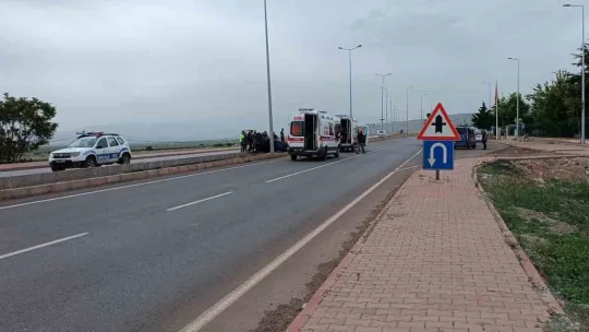 Takla atan otomobilde can verdi