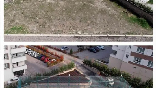 Talas Belediyesi'nden atıl alanlara ince dokunuşlar