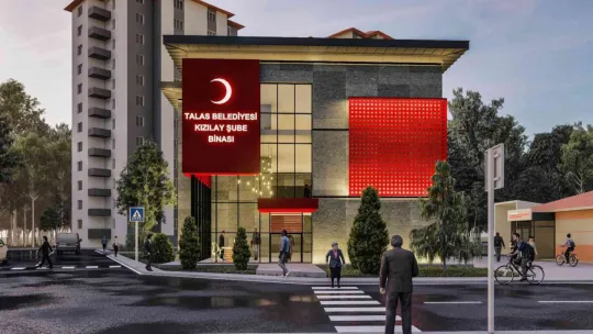 Talas Belediyesi'nden Kızılay'a yeni bina