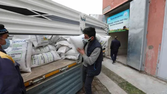 Talas Belediyesi'nden tarıma bir destek daha