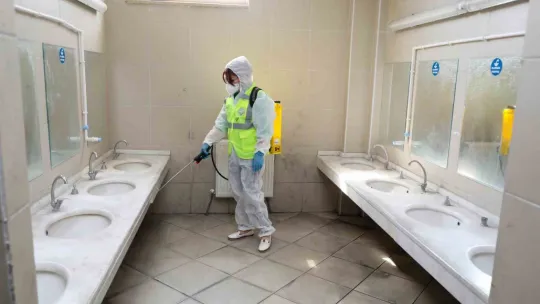 Talas'taki Okullarda Sömestr Temizliği