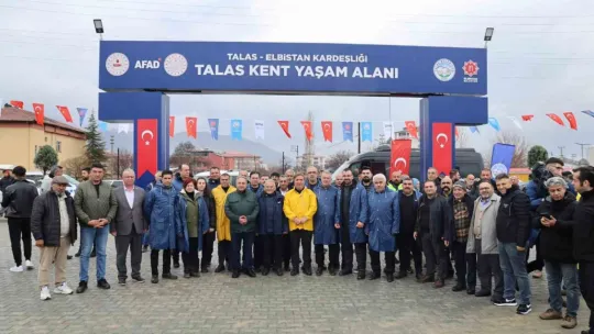 Talas Elbistan'a konteyner kent kurdu